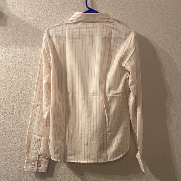 Xango Form striped button down top size large - Picture 6 of 6
